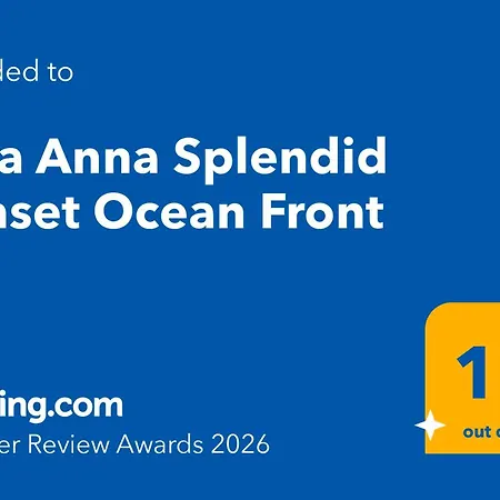 Anna Splendid Sunset Ocean Front Villa *